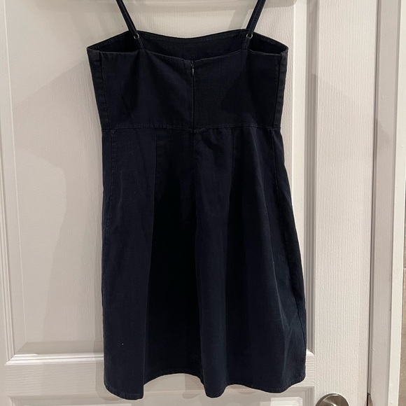 Navy Brandy Melville Babydoll Dress - Picture 3 of 3
